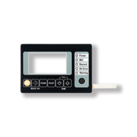 Clavier à membrane certifié IP67 SANS risque de court-circuit interne