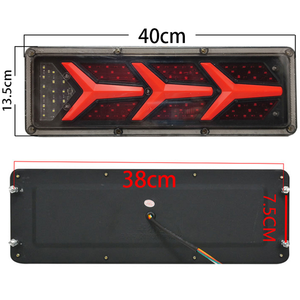 Nueva Luz Trasera LED de 24V para Camión, Luz de Freno, Reversa y Niebla, IP67 Impermeable, Alta Calidad, Fácil Instalación para Camión y Tractor - Product Image 2