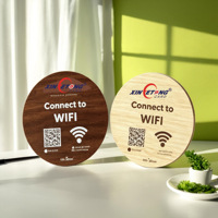 Placa de Madera NFC con Grabado Personalizado XYT para Restaurante, Hotel, Negocio, Tarjeta de Madera NFC