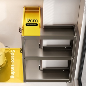 Estante Esquinero para Especias Ermo Kitchen 2026, Nuevo Modelo Multifuncional, Tipo Vertical, Organizador Metálico para Almacenamiento de Especias en la Encimera - Product Image 3
