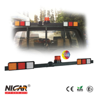 1.2m 12v ambre a mené la barre lumineuse de balise de clignotant d'avertissement pour des camions de secours