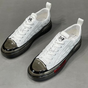 Chaussures montantes de luxe en cuir véritable de créateur, à lacets, tendance, polyvalentes, style niche, décontractées, toutes saisons - Product Image 5