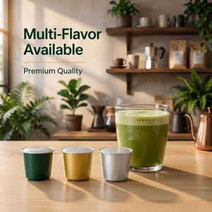 Capsules de matcha premium compatibles Keurig, thé vert, boisson fitness, portion individuelle, vente en gros, OEM, marque privée, en stock - Product Image 1