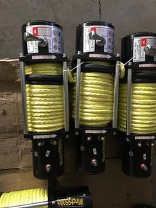 12v 24v 원격 제어로 윈치를 당기는 전기 미니 케이블 2000-20000lb - Product Image 3