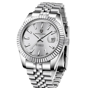 Reloj de Pulsera para Hombre Pagani Design 1645 de Acero Inoxidable con Logotipo Personalizado, Reloj Mecánico Automático Clásico - Product Image 1