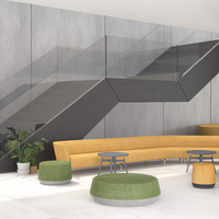 Vente directe d'usine, canapé acoustique de bureau moderne à dossier haut, fauteuil lounge, canapé, pod de confidentialité