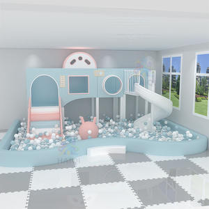 Juego suave multifuncional Ball Pit <span class=keywords><strong>con</strong></span> un pequeño castillo travieso <span class=keywords><strong>con</strong></span> una divertida piscina Ball Pit para un restaurante o una cafetería - Product Image 1