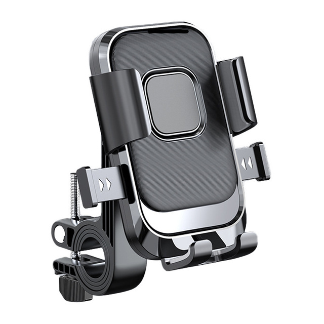 Factory Hot Selling Waterproof Motorcycle Phone Holder Universal Anti-shake 360 Rotating Handlebar & Rearview Mirror Mount