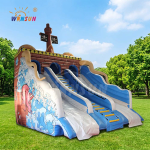 WINSUN USA Almacén en EE. UU. Juegos Inflables de Diversión, Barco Pirata Inflable, Parque Acuático Inflable, Tobogán Acuático - Product Image 1