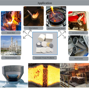 Filtre en mousse <span class=keywords><strong>céramique</strong></span> de zircone <span class=keywords><strong>poreuse</strong></span> avec bord renforcé pour une résistance mécanique accrue lors de coulages à grande échelle - Product Image 3