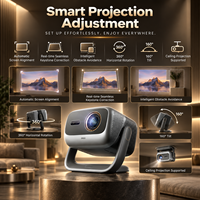Projecteur laser triple 4K JMGO X5 Plus, zoom optique 3600 ISO, objectif à déplacement gimbal, projecteur DLP intelligent pour cinéma maison