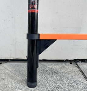 Space-saving Modern Steel Single <strong>Straight</strong> Telescopic Ladder with Triangle Stabilizer Portable Folding <strong>Design</strong> Easy <strong>Operation</strong> - Product Image 6