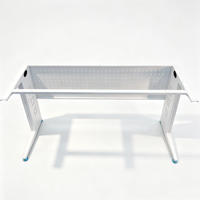 Table de formation fixe pour bureau, salle de conférence, salle de classe, école, avec plateau en MFC, structure métallique robuste, bureau de travail pour l'étude