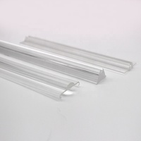 Usine prix nouvelle lumière linéaire 15 et 30 degrés extrudé pmma lentille