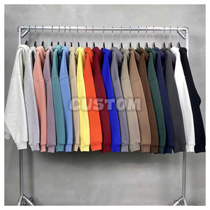 <span class=keywords><strong>Felpa</strong></span> <span class=keywords><strong>con</strong></span> <span class=keywords><strong>Cappuccio</strong></span> da Uomo 420gsm in 100% Cotone Pesante di Alta Qualità <span class=keywords><strong>con</strong></span> Stampa a Rilievo Personalizzata, Tuta da Ginnastica Popolare Stile Streetwear - Product Image 1