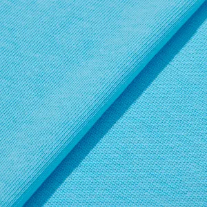 20s 100% Cotton Double Yarn Plain Fabric 280g Single-sided Sports Shirt T-shirt Knitted Fabric