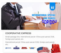 Agent d'expédition DDP aérien/maritime vers l'UE, transitaire de Chine vers les États-Unis/le Royaume-Uni, logistique porte-à-porte