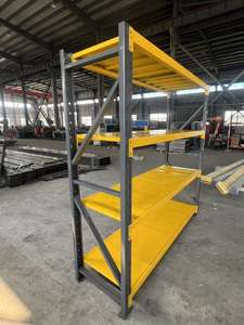 للبيع بالجملة رفوف تخزين مرآب متوسطة التحمل قابلة للتخصيص رفوف تخزين عالية الجودة مستودع فولاذية - Product Image 2