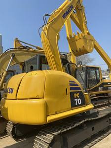 HOT SELL Used Original Komatsu PC70 <b>Mini</b> Crawler-type Excavator 7ton Diesel Engine Hydraulic Pump Good Quality Compact Machine - Product Image 2