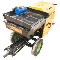 Machine de pulvérisation de mortier portable avec une capacité de 60 L/min, une empreinte de 1300x600x800 mm et une construction robuste pour l'équipement de chantier