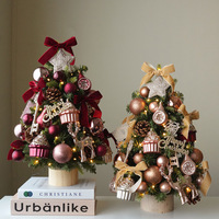 Nouvel ensemble de décorations de Noël en forme d'élchons, modèle chinois, pour scène de Noël, mini-ornement de gâteau de table