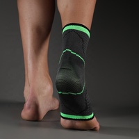 VBOSi 7047A Manchon de compression tricoté pour pied, stabilisateur, faible MOQ, protection sportive élastique en nylon, soutien de la cheville, unisexe, haute performance