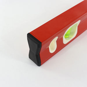 Niveau à bulle rouge avec 3 flacons, règle de niveau à bulle de haute précision pour la construction, la suspension et la décoration intérieure - Product Image 5