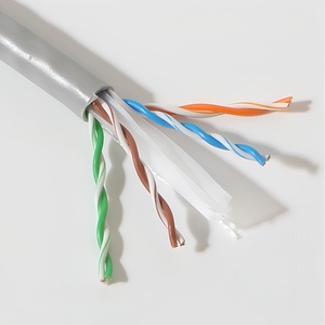 Câble Ethernet LAN CAT6A 1000ft fil LAN réseau en vrac 23AWG cuivre massif UTP câble <span class=keywords><strong>Internet</strong></span> haut débit connectivité Stable gris - Product Image 4