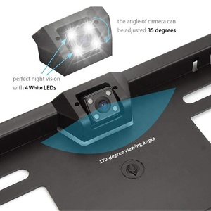 Khung Biển Số Xe Hơi Châu Âu Khung Nhìn Phía Sau Camera Nhìn Đêm Châu Âu Ô Tô Biển Số Biển Số Khung Camera - Product Image 3