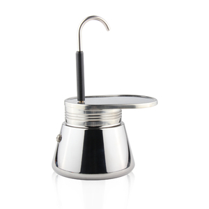 Caffettiera <span class=keywords><strong>Moka</strong></span> Express in Acciaio Inox Stile Italiano per Espresso sul Fornello - Product Image 1