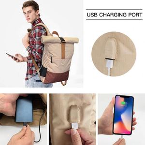 Nouveauté Sac à dos de voyage à roulettes pour femme, couleur personnalisée, recyclé, à enroulement, imperméable - Product Image 4