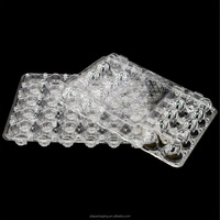 Plateau d'emballage pour œufs frais de poule, grande capacité 30 cavités, en PET de qualité alimentaire, pliable, anti-fuite, pour volailles - Prix de gros