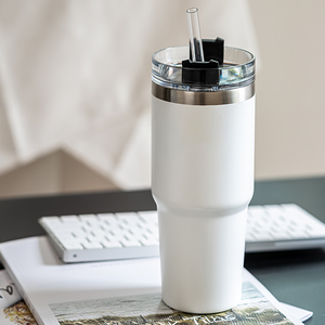 Vaso Térmico Grande de Acero Inoxidable 304 de 40 oz, Vaso <span class=keywords><strong>para</strong></span> Auto de Gran Capacidad con Asa, <span class=keywords><strong>para</strong></span> Camping y Uso en el Auto - Product Image 6