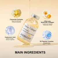 Sérum concentré en ampoule de peptides à marque privée : cible les rides et booste la fermeté – Sérum hydratant pour le visage