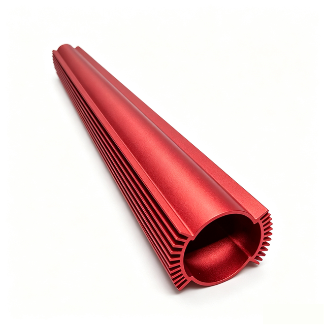 Custom Circular Extrusion Aluminum Heatsink Hollow Cylinder Fin Radiator for Stage Lighting & Laser Equipment