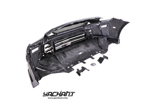 Parachoques delantero estilo FRP de fibra de vidrio 2017 a 2020 R35 GTR EBA TS sin kit de carrocería DRL para Nissan R35 GTR EBA - Product Image 6