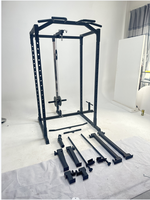 TOPTONS Multifonctionnel Simple Power Rack Acier et Fer Fitness Exerciseur pour Squats et autres entraînements
