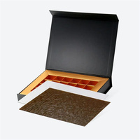 Barre de chocolat praliné fantaisie de luxe personnalisée faite à la main boîte d'emballage de chocolat cadeau en papier bonbon boîte de chocolat