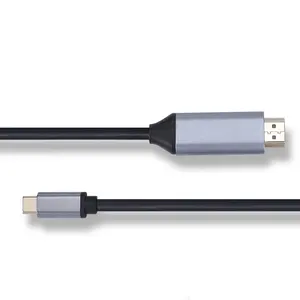 Yüksek hızlı hdmi kablosu mobil tv 4K 30hz 60HZ USB C tipi HDMI kablosu