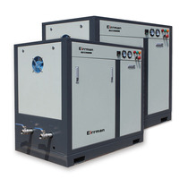 Compresseur d'air sans huile à entraînement direct à rotation à haut rendement et à échappement puissant avec compresseur intelligent de type boîte PLC