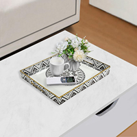 Plateau de service de qualité export, ensemble de plateaux décoratifs pour le service des aliments, plateaux de service de cuisine, plateaux en plastique, fourniture d'usine