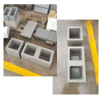 Béton préfabrication moule zigzag creux brique en plastique moule usine en gros