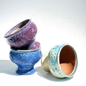 Tringle à plantes en céramique, pot multicolore sculpté, style européen, offre spéciale - Product Image 6