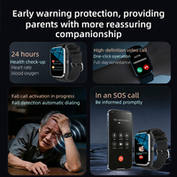Montre connectée S10 Senior, réseau 4G, positionnement en temps réel, appel bidirectionnel, moniteur de fréquence cardiaque, moniteur d'oxygène sanguin, bracelet intelligent étanche