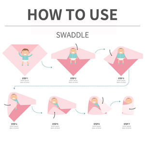 Copertina per Neonati in Mussola 100% Cotone, Morbida, Confortevole, Delicata sulla Pelle, Non Irritante, con Cerniera, Impermeabile e Indossabile - Product Image 6