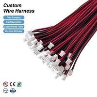 Connecteurs JST XH 2, 3 et 4 broches personnalisables, bornes de connexion, câbles 2,5 mm 28AWG avec faisceau de câblage