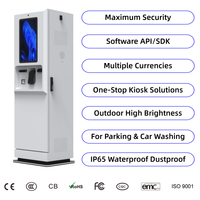 Kiosco de Pago Autoservicio para Estacionamiento, con Pantalla Táctil LCD de 27/32 Pulgadas, Resistente al Agua, para Exteriores, con SDK y Carcasa Metálica