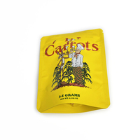 Sacs en Mylar de qualité alimentaire résistants aux enfants, pochettes refermables à fermeture éclair, imprimées en gravure, recyclables, refermables, 3,5 g/7 g/14 g