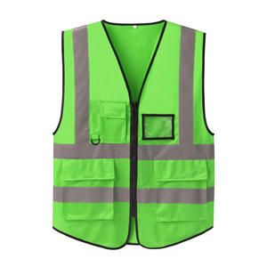 Gilet réfléchissant en tissu de soie à faible élasticité - Veste de sécurité haute visibilité pour la circulation et le cyclisme (vente en gros) - Product Image 1