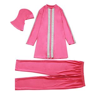 Nuovo Costume da Bagno Islamico per Donne Musulmane Taglie Forti, Traspirante e ad Asciugatura Rapida, Maniche Tre Quarti, Stampa Mediorientale, Abbigliamento da Spiaggia - Product Image 6